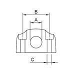 Small Fairlead (2 pack)