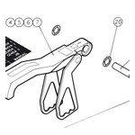 Lewmar Rope Clutch D2 Clutch Handle Kit