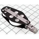 Schaefer Aluminum Fiddle Block with Front-Side Shackle 1000 lbs 303-43