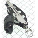 Schaefer Aluminum Fiddle Block with Swivel Shackle, Cam and Becket 1000 lbs 303-85