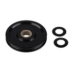 Schaefer Sheave, 3 1/4" (83mm) OD, Black Lexan 62-039-01BW