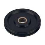 Schaefer Sheave, 4"(102mm) OD, Aluminum, Wire 62-230-BW