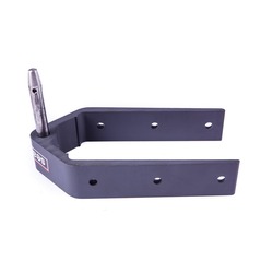 Bottom Rudder Pintle, 3-Hole Mounting 54x8MM