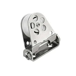 Foot Block, 4"(102mm) OD, Double, S/S