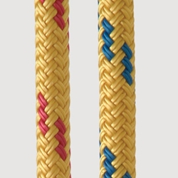New England Ropes 7/16 x 600 Dingy Towline Yellow-flk
