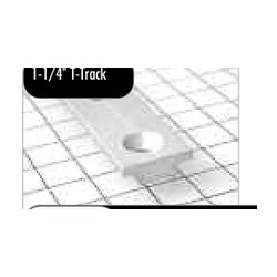 Schaefer T-Track, 1-1/4" x 3/16" (32x5mm), x 10' (3m), Silver 40-80-C