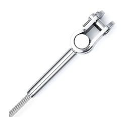 SWAGE TOGGLE FORK 10mm