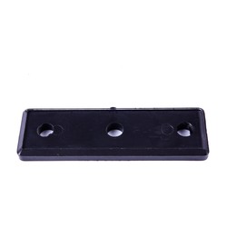Bottom Rudder Gudgeon, 3-Hole Mtg. 32x8MM w/bushing