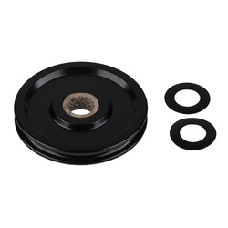 Schaefer Sheave, 3 1/4" (83mm) OD, Black Lexan 62-039-01BW
